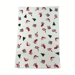 Christmas Pattern Fingertip Towel Soft Absorbent Hand Wipe