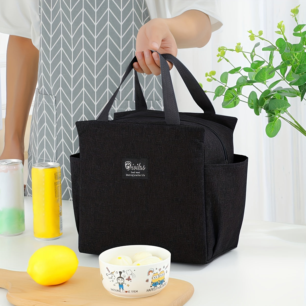 Large Insulated Ice Bag for Outdoor Picnic
