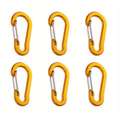 6pcs Keychain Clips for Camping Tent