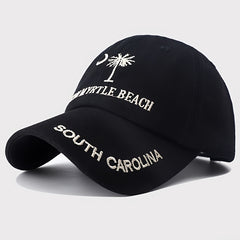 Coconut Tree Embroidery Baseball Cap Lightweight Coton Sports Hats