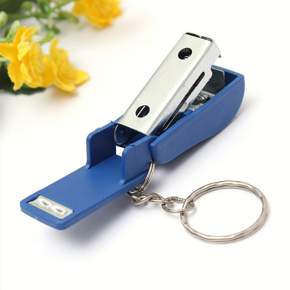 Portable Mini Stapler Keychain for Home Office School Paper