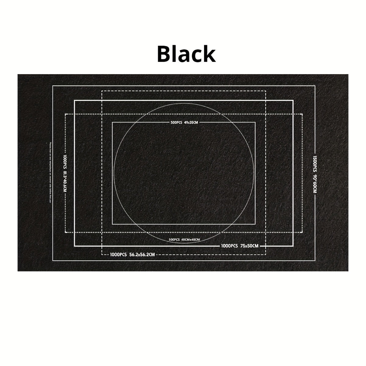Thickened Felt Puzzle Storage Blanket with Storage Bag Roll Up Puzzle Mat