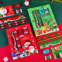 6pcs Christmas Stationery Set School Student Gift Supplies