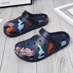 Unisex Lightweight Comfy Clogs Hollow Out Non Slip Garden Shoes