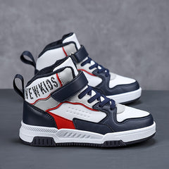 Boys High Top Skate Shoes Non Slip Casual Sneakers