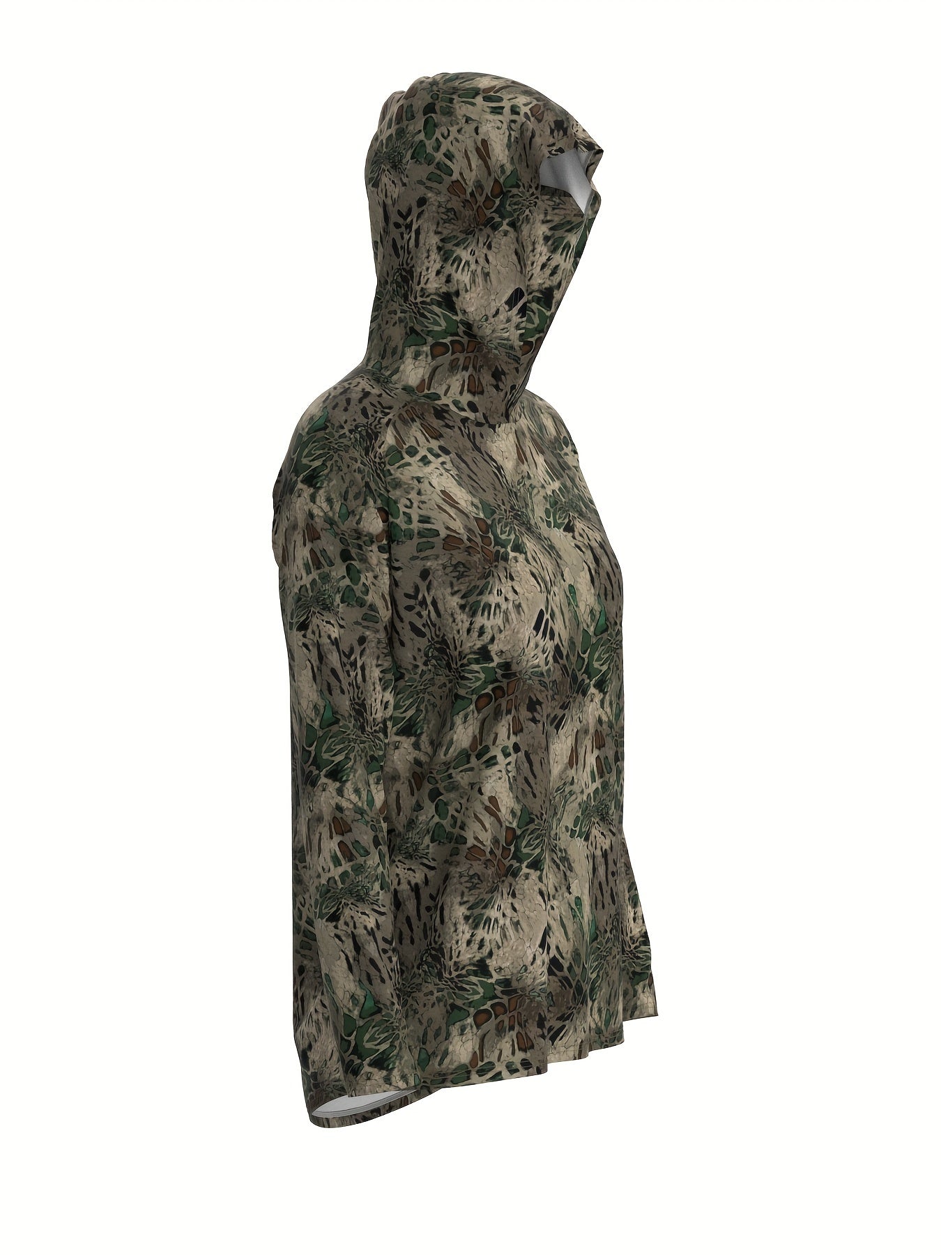 Outdoor Sun Protection Clothing Hooded Jacket Quick drying Breathable With Mask