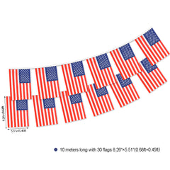 American Flag Decor Banner - Independence Day Celebration