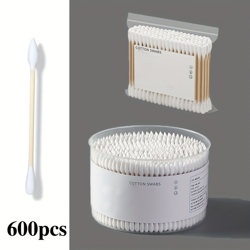 300-600 Pet Cotton Swabs Wooden Handle Cat Dog Ear Cleaning
