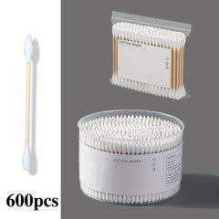300-600 Pet Cotton Swabs Wooden Handle Cat Dog Ear Cleaning