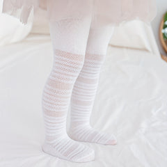 3pcs Girls Striped Leggings Comfortable Casual Pants For Kids Summer