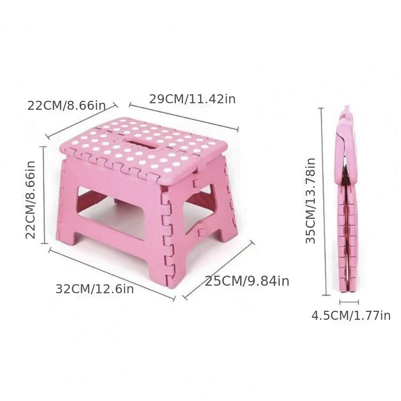 High Stability Folding Step Stool Heavy Duty Load Bearing Camping Chair