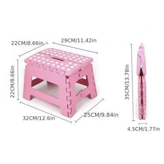 High Stability Folding Step Stool Heavy Duty Load Bearing Camping Chair