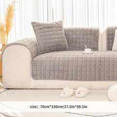 Rabbit Plush Sofa Slipcover Pet Friendly Couch Cover