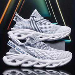 Men's Lightweight Lace Up Casual Shoes Breathable Comfortable Sneakers