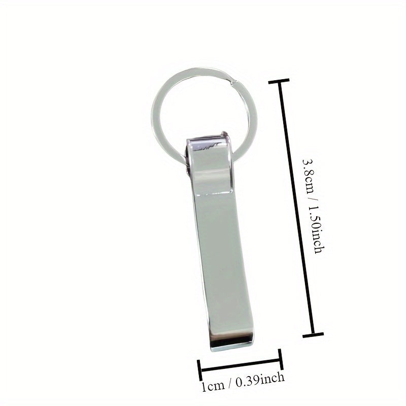 Metal Bottle Opener Keychain - Outdoor Camping Hiking
