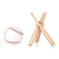 Wooden Baseball Bat Display Stand Holds 1 Baseball