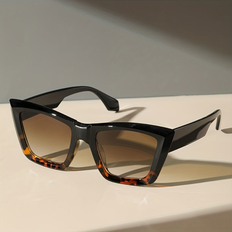 Cat Eye Sunglasses Gradient Lens Tortoiseshell Frame UV400