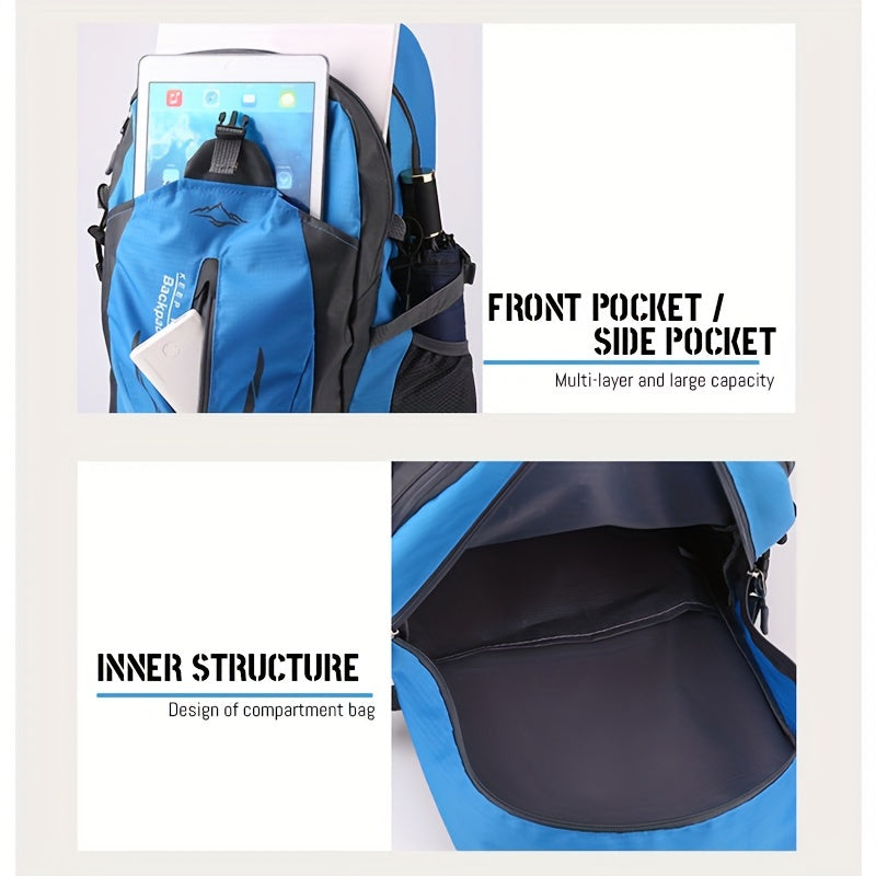 Waterproof Nylon Backpack for Outdoor Travel Hiking Camping