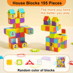 Large Particle House Building Blocks Set