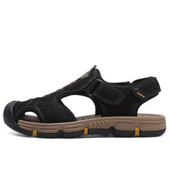 Men's Non slip Sandals Quick Dry Closed Toe Rubber Sole Beach Shoes