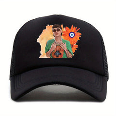 Unisex Breathable Baseball Cap with Embroidery, Outdoor Sport Hat