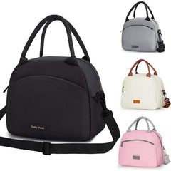 Women's Insulated Lunch Bag with Strap Waterproof Small Cooler for Work Travel