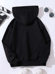Girls Hoodie Butterfly Letter Print Long Sleeve Sweatshirt Pullovers