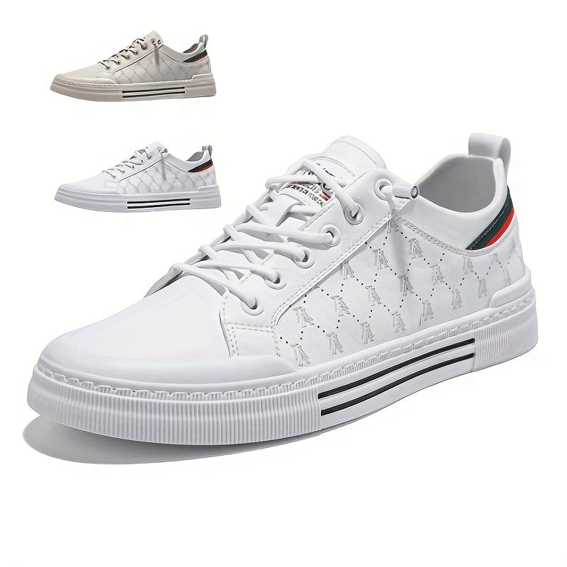 Men's Lightweight Lace-Up Skate Sneakers