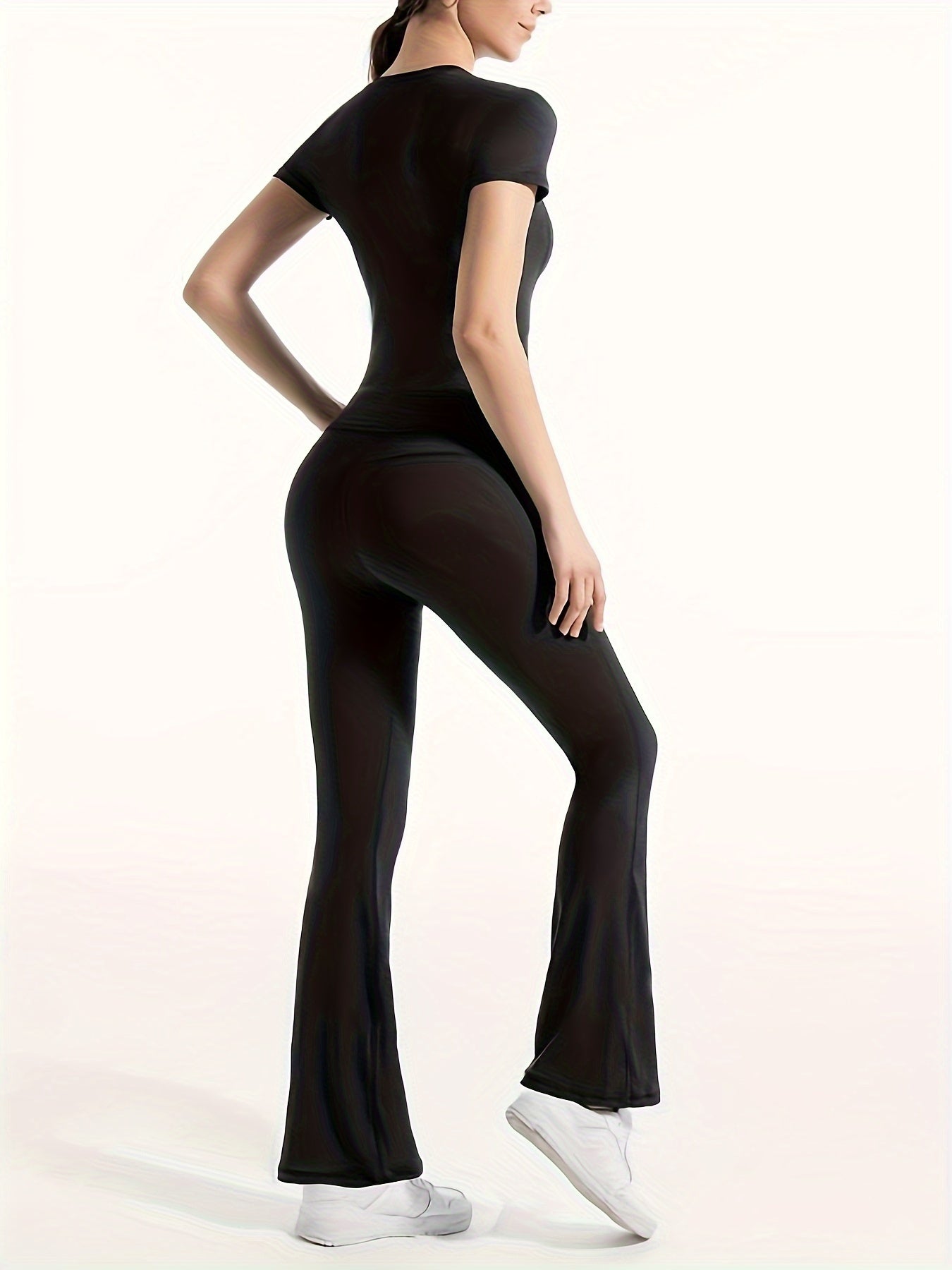 High Waist Flare Yoga Pants Fitness Leggings