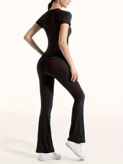 High Waist Flare Yoga Pants Fitness Leggings