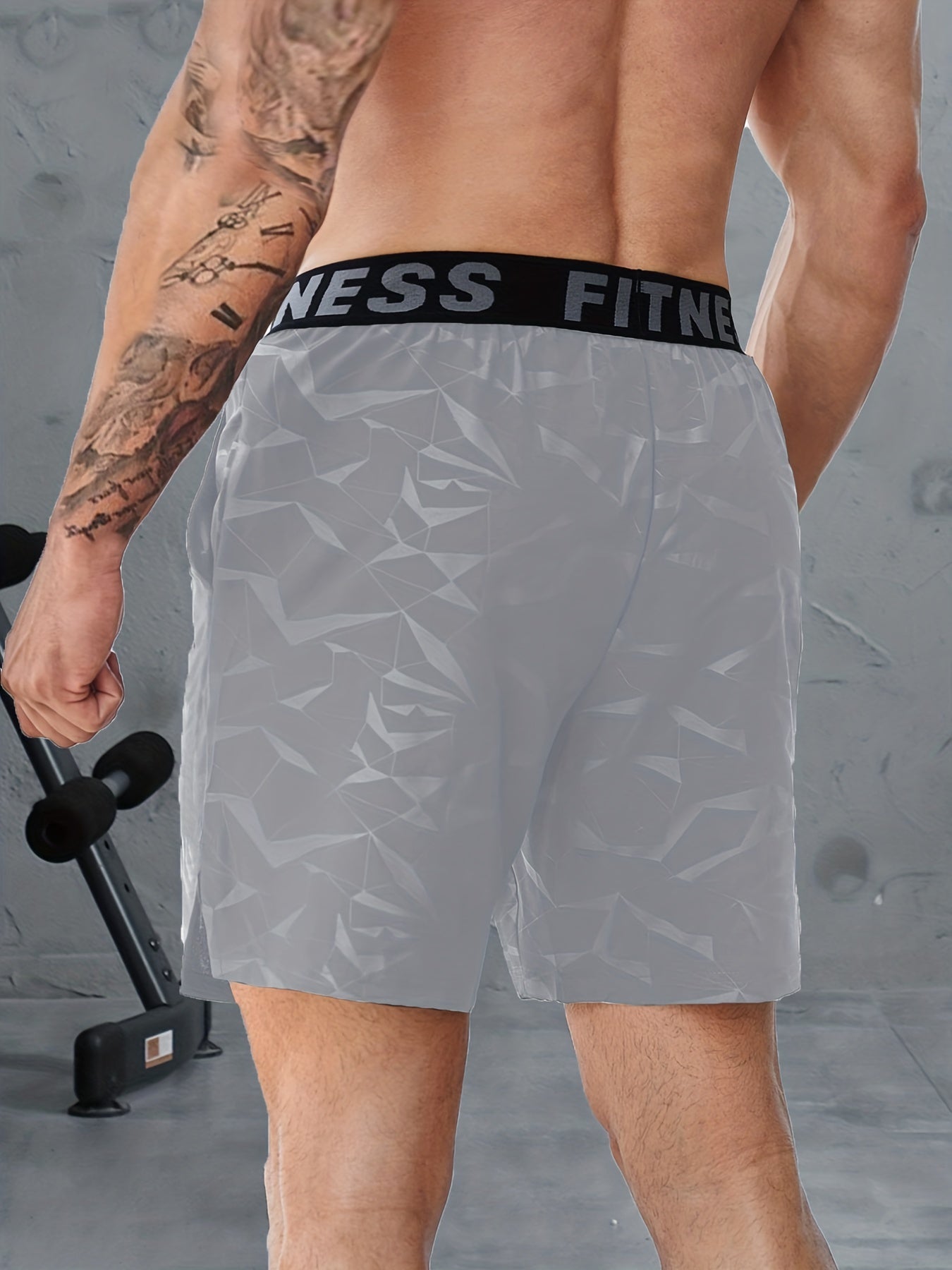 Men's Alphabet Print Sports Shorts Sweatpants