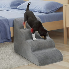 Pet Stairs 3 4 5 Steps Dog Stairs Ramps For Bed Non Slip Pet Steps