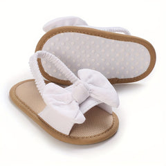 Bowknot Breathable Open Toe Sandals for Baby Girls