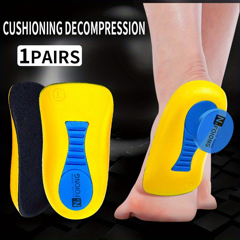 Sports Shock Absorption Insoles High Elastic Deodorant Comfortable