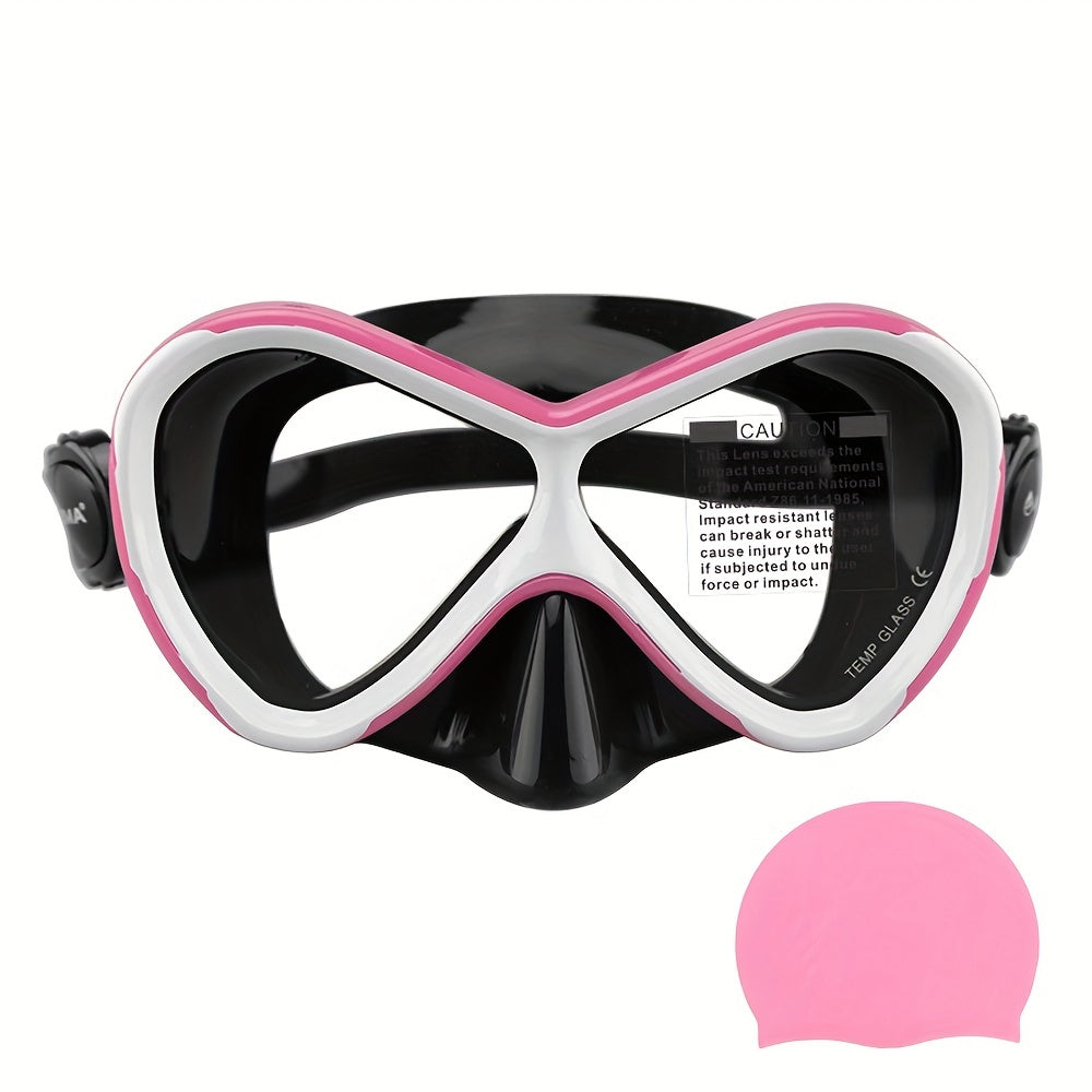 Berallo Snorkel Gear Diving Mask Anti Fog Anti Leak Swimming Goggles