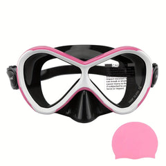 Berallo Snorkel Gear Diving Mask Anti Fog Anti Leak Swimming Goggles