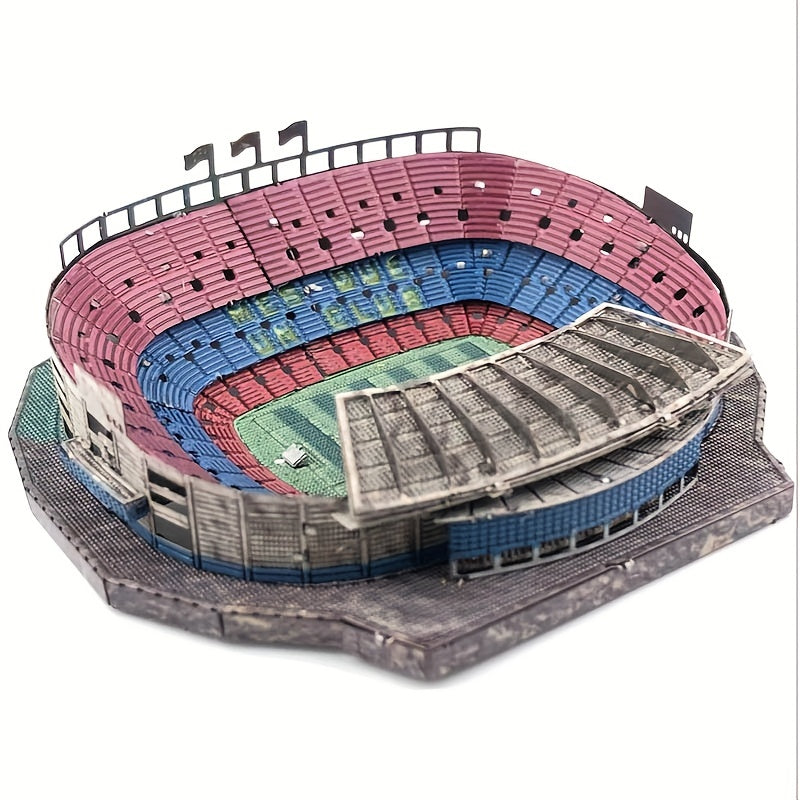 Football Field 3D Stereo Metal Puzzle DIY Assembly Model Gift