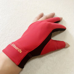 3pcs Billard Glove for Left Hand, Elastic and Anti-Slip Palm
