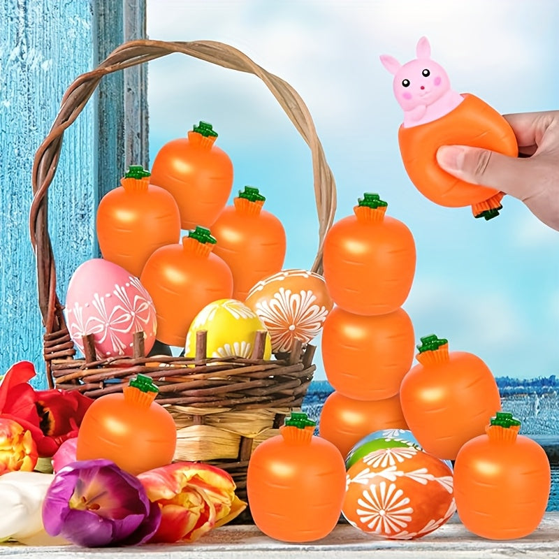 5 Carrot Rabbit Toys Easter Basket Stuffing Christmas Novelty Gadg
