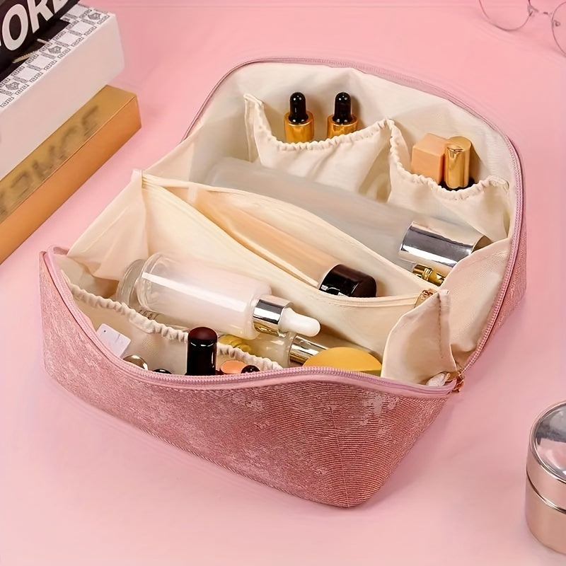 Large Capacity Travel Cosmetic Bag Waterproof Makeup Organizer