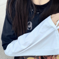Sunflower Print Long Gloves UV Protection Sleeves Women