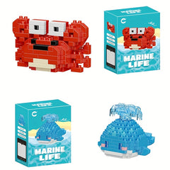 Ocean Animal Building Blocks Micro Particle Models Classroom Prizes