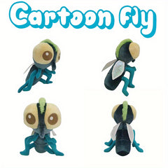 Fly Plush Toy Soft Fabric Stuffed Animal Mixed Colors Home Decor Party Supplies