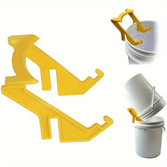 Yellow Plastic Bee Honey Bucket Rack Frame Grip Holder Beekeeping Tool