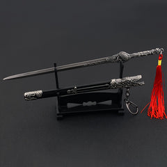 Mini Sword Pendant Key Chain with Sheath Toy Sword Pendant