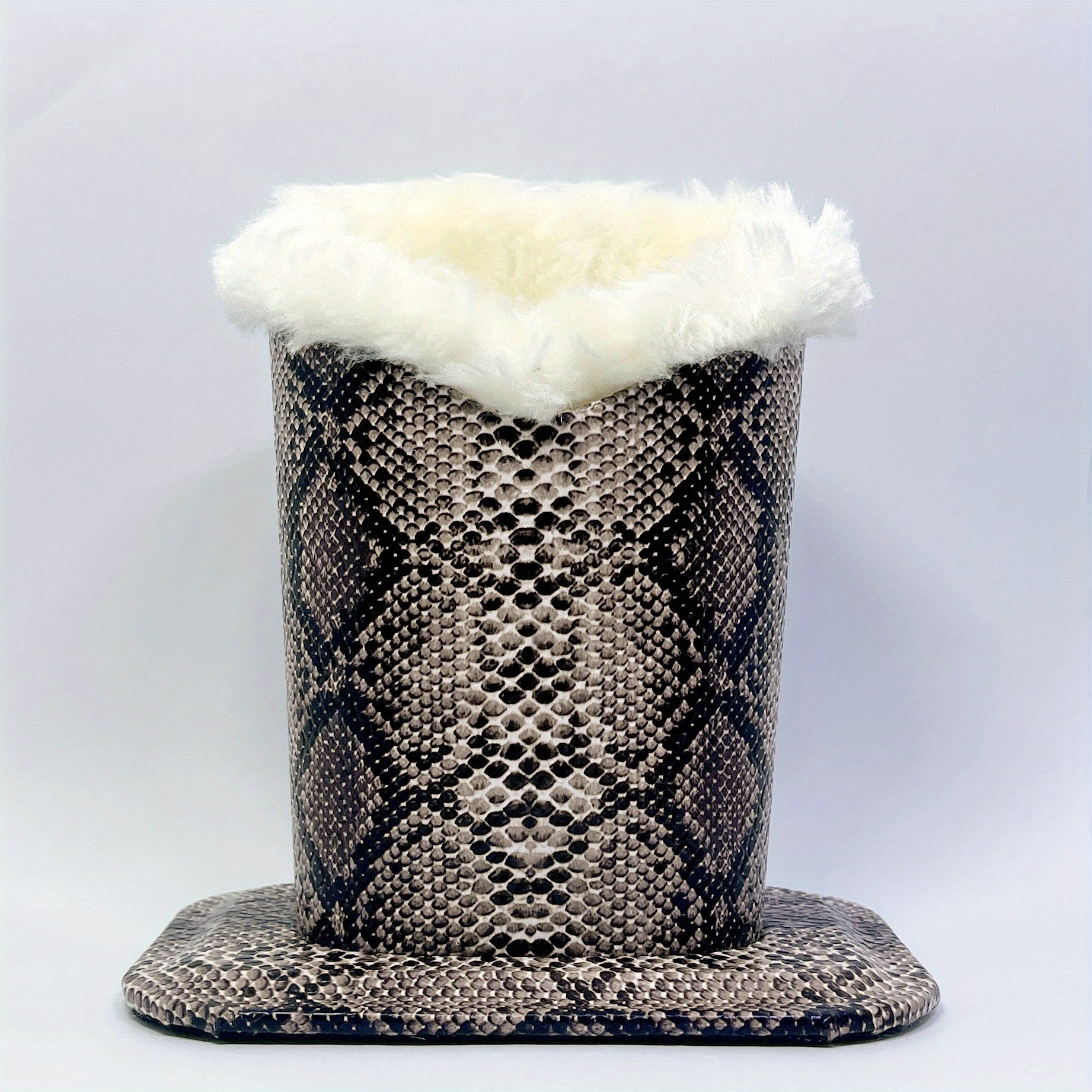 Leopard Print Glasses Holder Plush Lined Case Sunglasses Storage Container