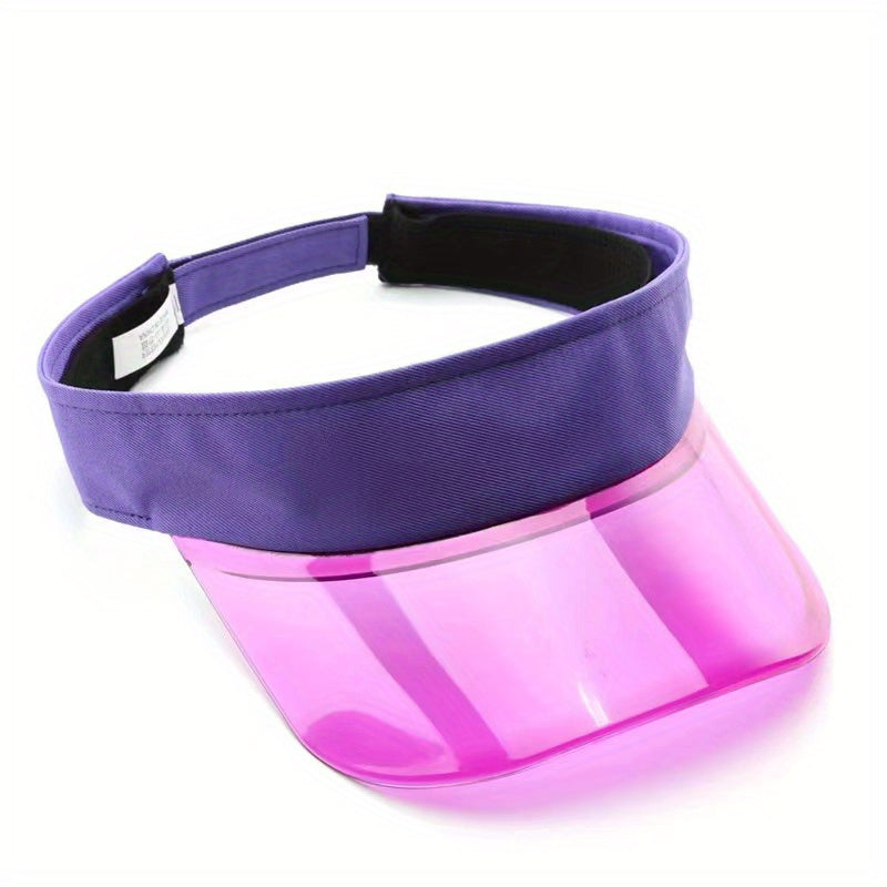 Candy Stitching Visor Hat Lightweight Running Cap