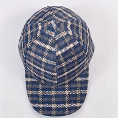 Plaid Baseball Cap Vintage Casual Sunshade Dad Hat Unisex Sun Hats For Men