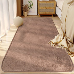 Brown Thickened Carpet for Living Room Coffee Table