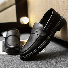 Men's Leather Loafer Shoes Lightweight Dress Shoes